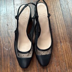 J. Crew Black Mesh Women's Shoes